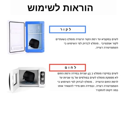 כובע קרח להקלה על כאבי ראש ומיגרנות מבית Bloom Body